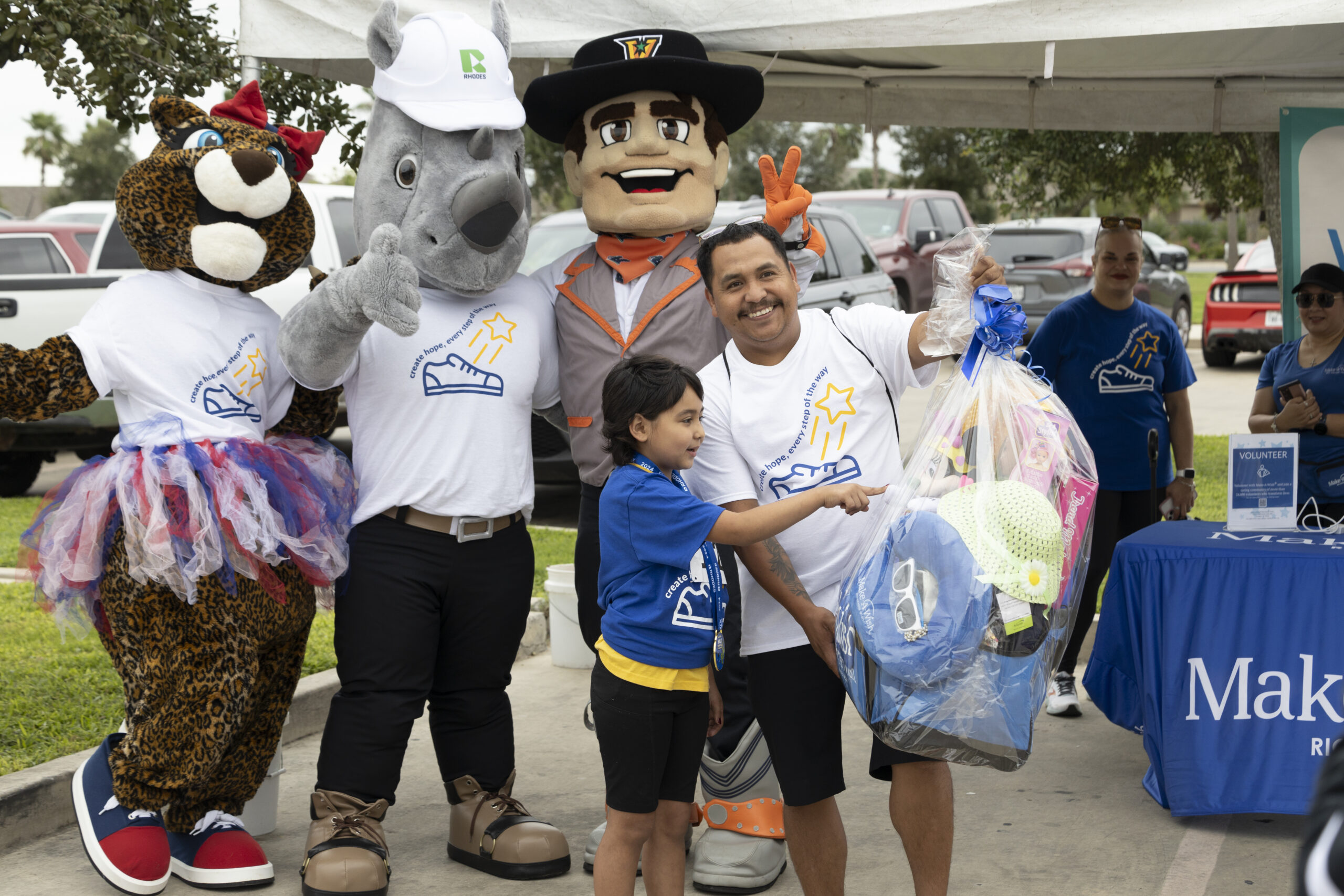 Make-A-Wish RGV's Walk for Wishes 2024 at Tres Lagos in McAllen, Texas. 