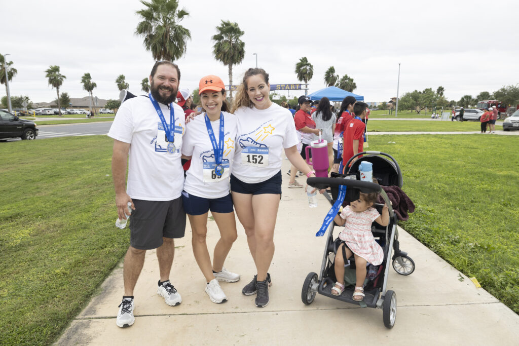 Family Fun at Make-A-Wish RGV's Walk for Wishes at Tres Lagos in McAllen, Texas. 