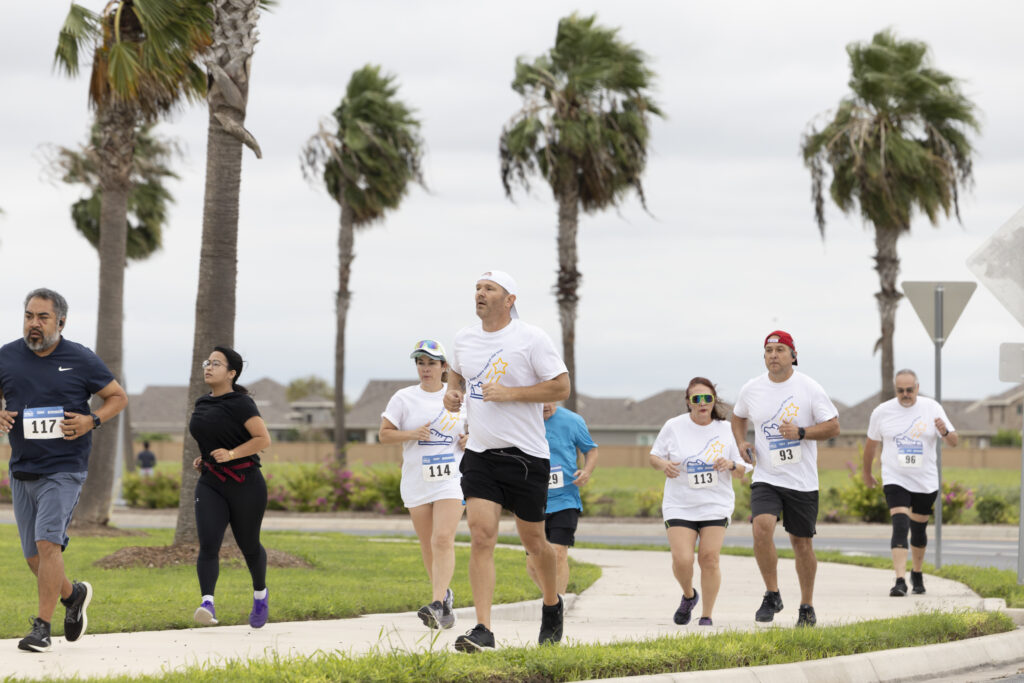Runners at Make-A-Wish RGV's Walk for Wishes 2024 at Tres Lagos in McAllen, Texas. 