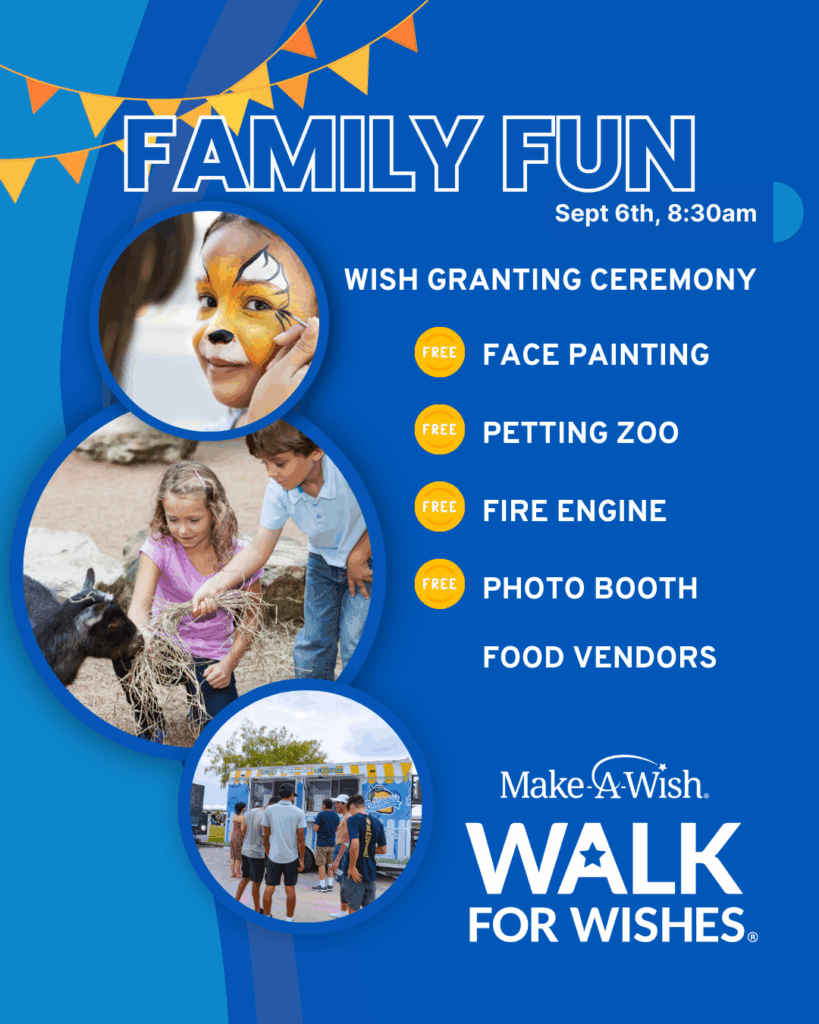 Family Fun at Walk for Wishes